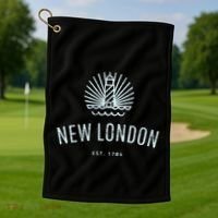 New London Connecticut Lighthouse Souvenir Golf Towel thumb 1
