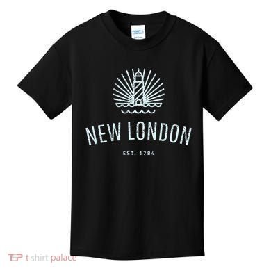 New London Connecticut Lighthouse Souvenir Kids T-Shirt