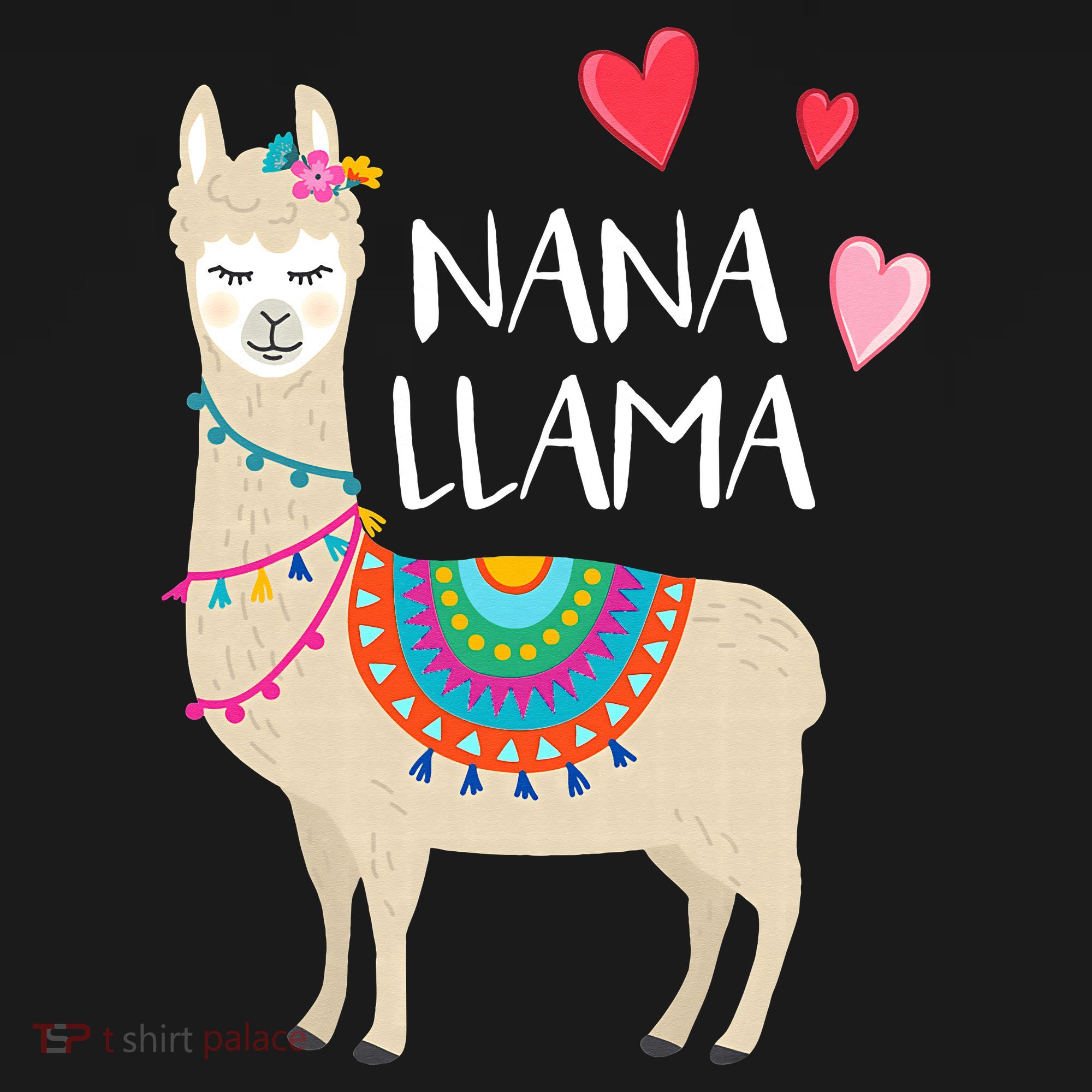 Nana Llama Cute Love Llamas & Alpacas Gift Tees Ornament