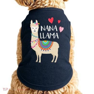 Nana Llama Cute Love Llamas & Alpacas Gift Tees Doggie Tank