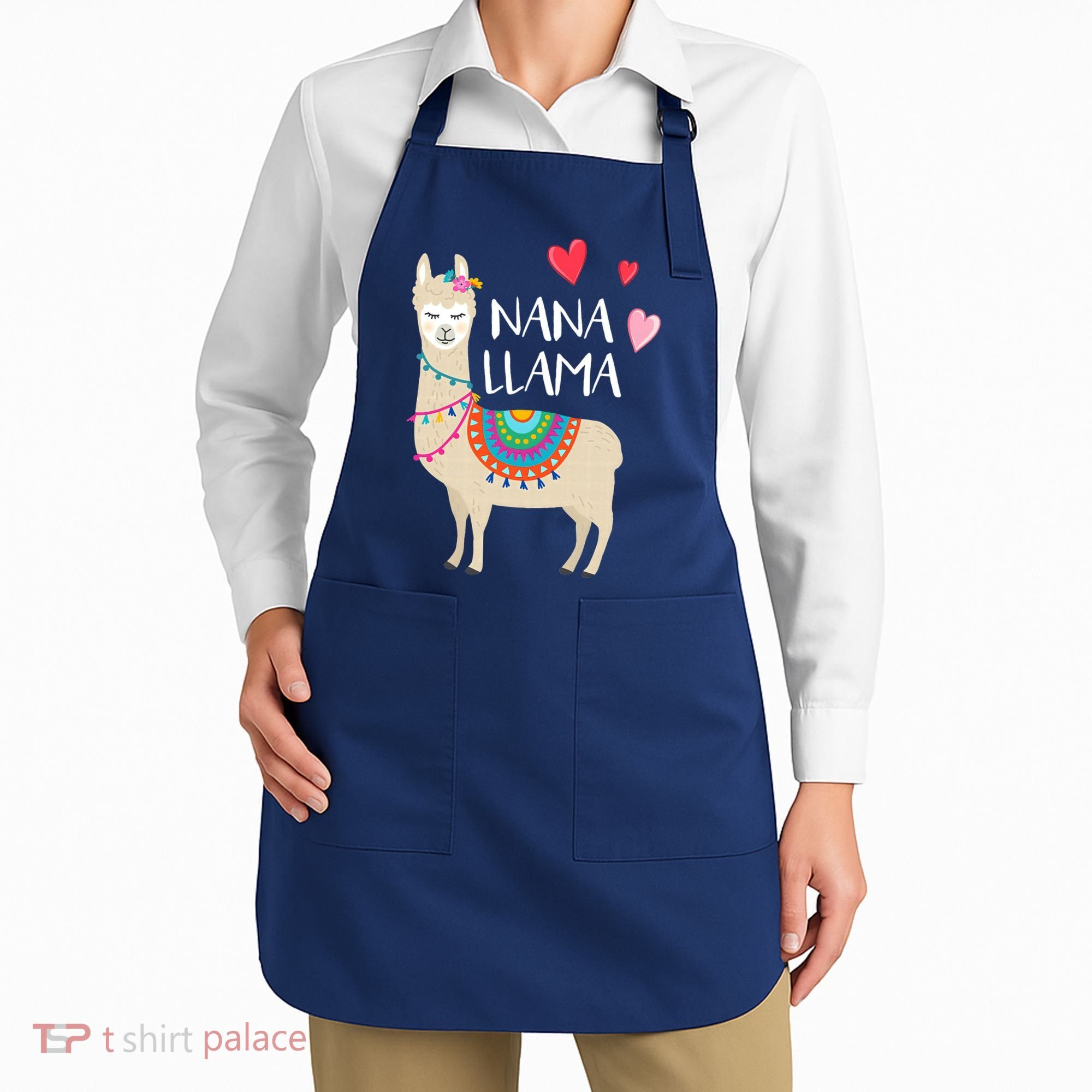 Nana Llama Cute Love Llamas & Alpacas Gift Tees Apron