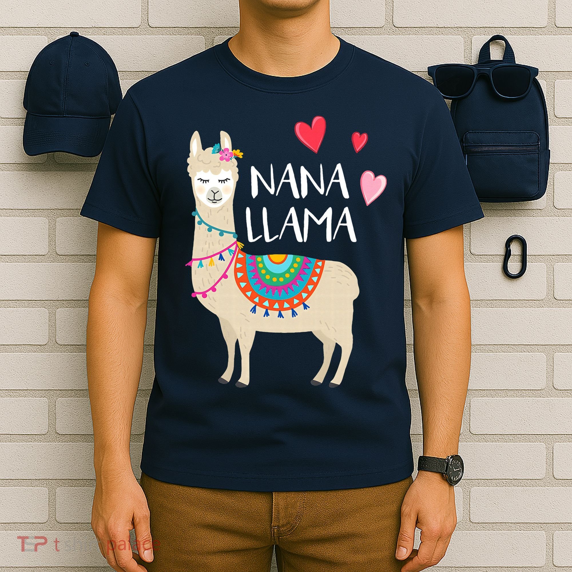 Nana Llama Cute Love Llamas & Alpacas Gift Tees T-Shirt