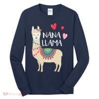 Nana Llama Cute Love Llamas & Alpacas Gift Tees Tall Long Sleeve Shirt thumb 0