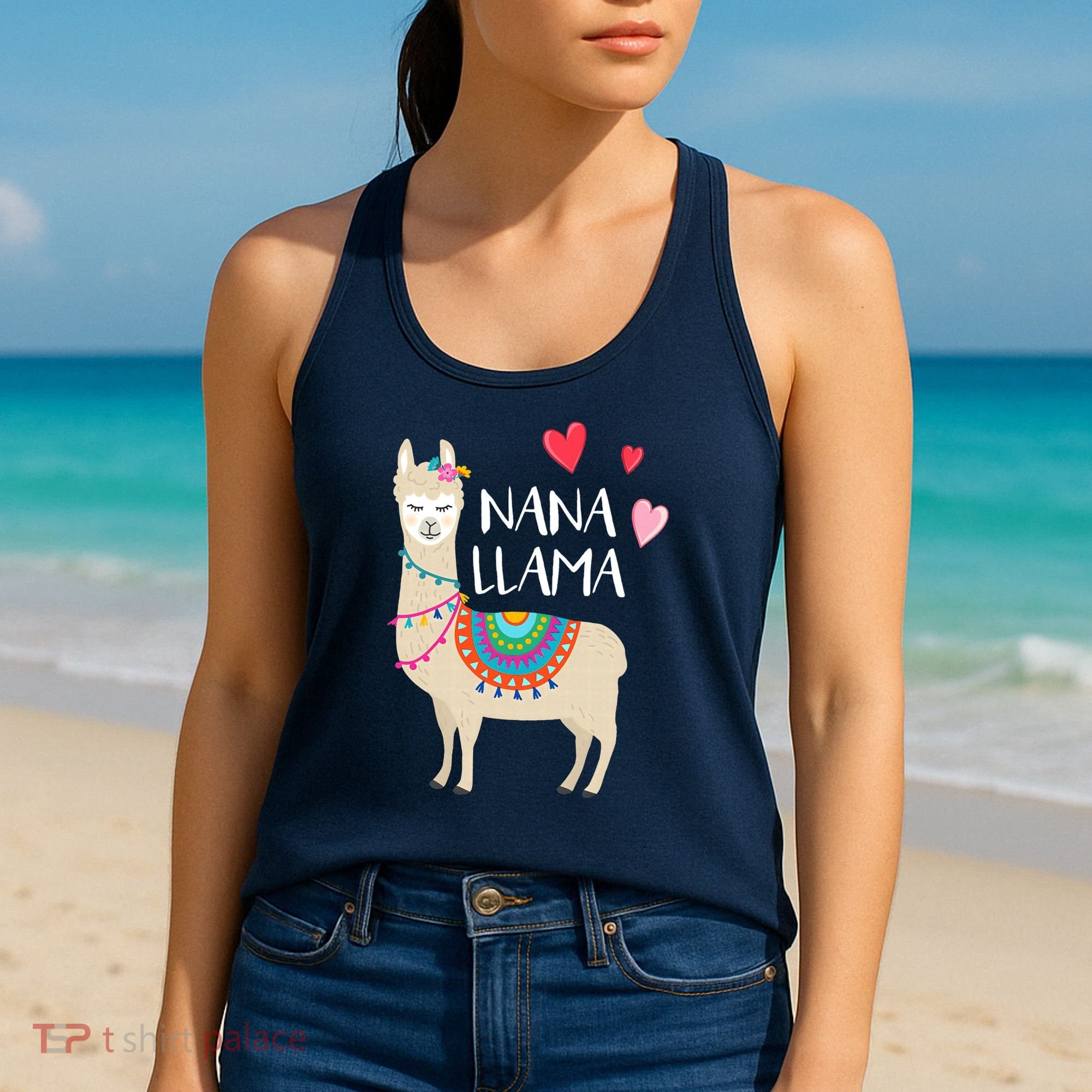 Nana Llama Cute Love Llamas & Alpacas Gift Tees Women's Tank Top