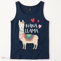Nana Llama Cute Love Llamas & Alpacas Gift Tees Tank Top thumb 2