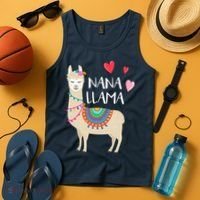 Nana Llama Cute Love Llamas & Alpacas Gift Tees Tank Top thumb 4