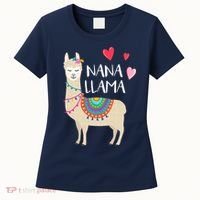 Nana Llama Cute Love Llamas & Alpacas Gift Tees Women's T-Shirt thumb 0