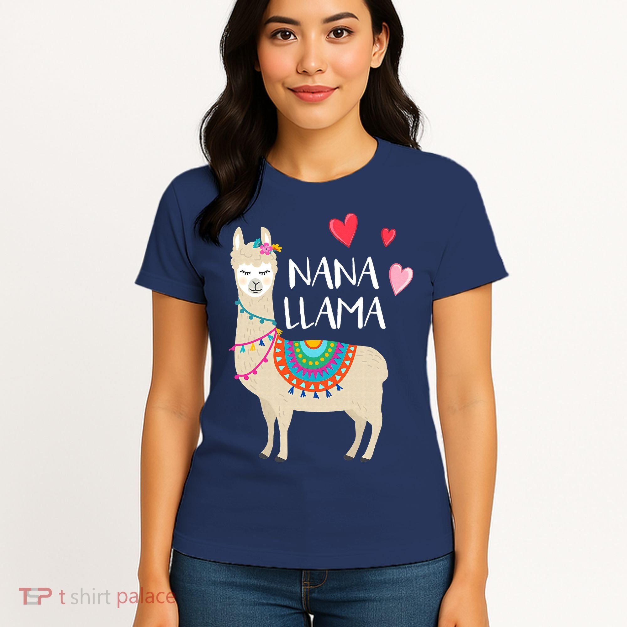 Nana Llama Cute Love Llamas & Alpacas Gift Tees Women's T-Shirt