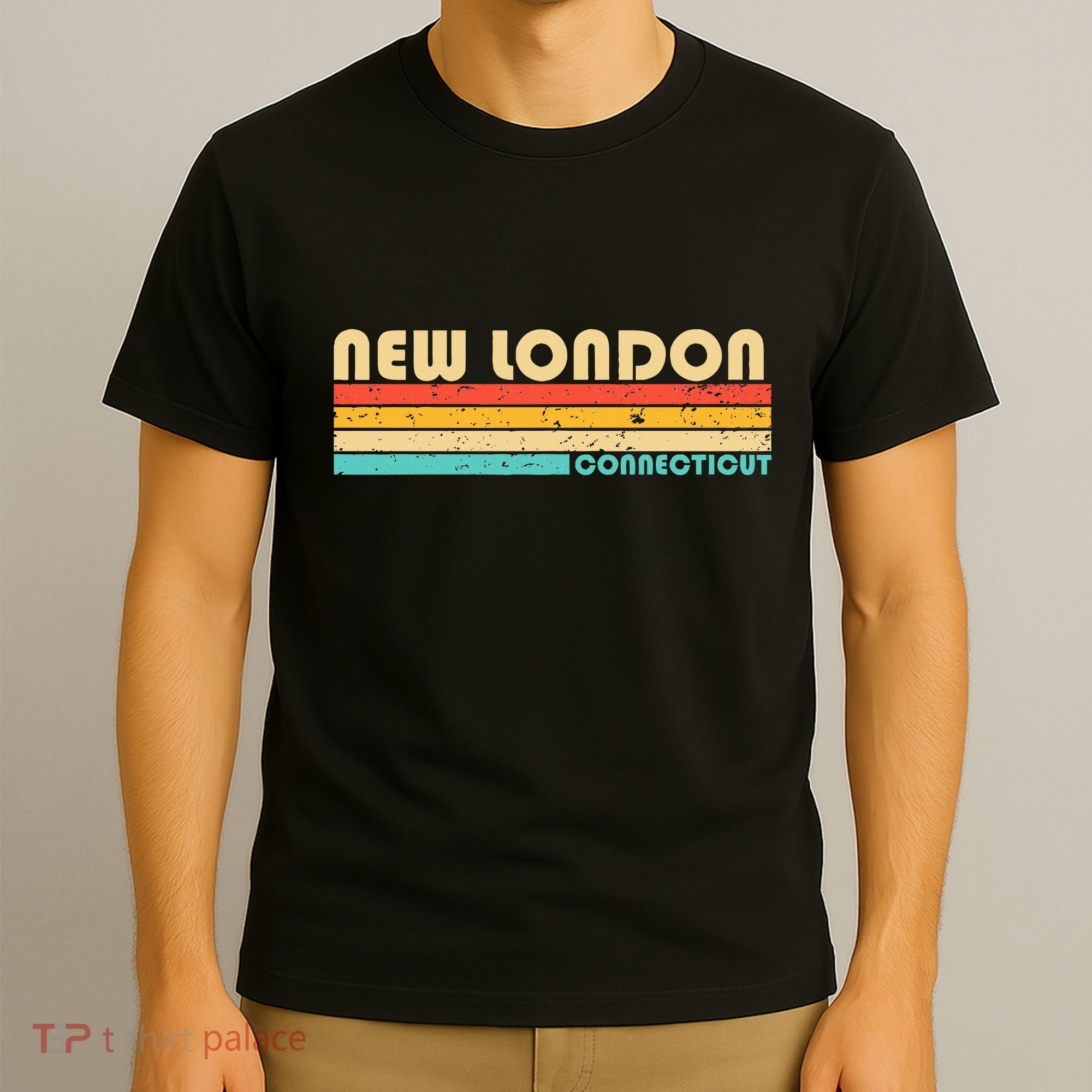 New London Ct Connecticut Funny City Home Roots T-Shirt