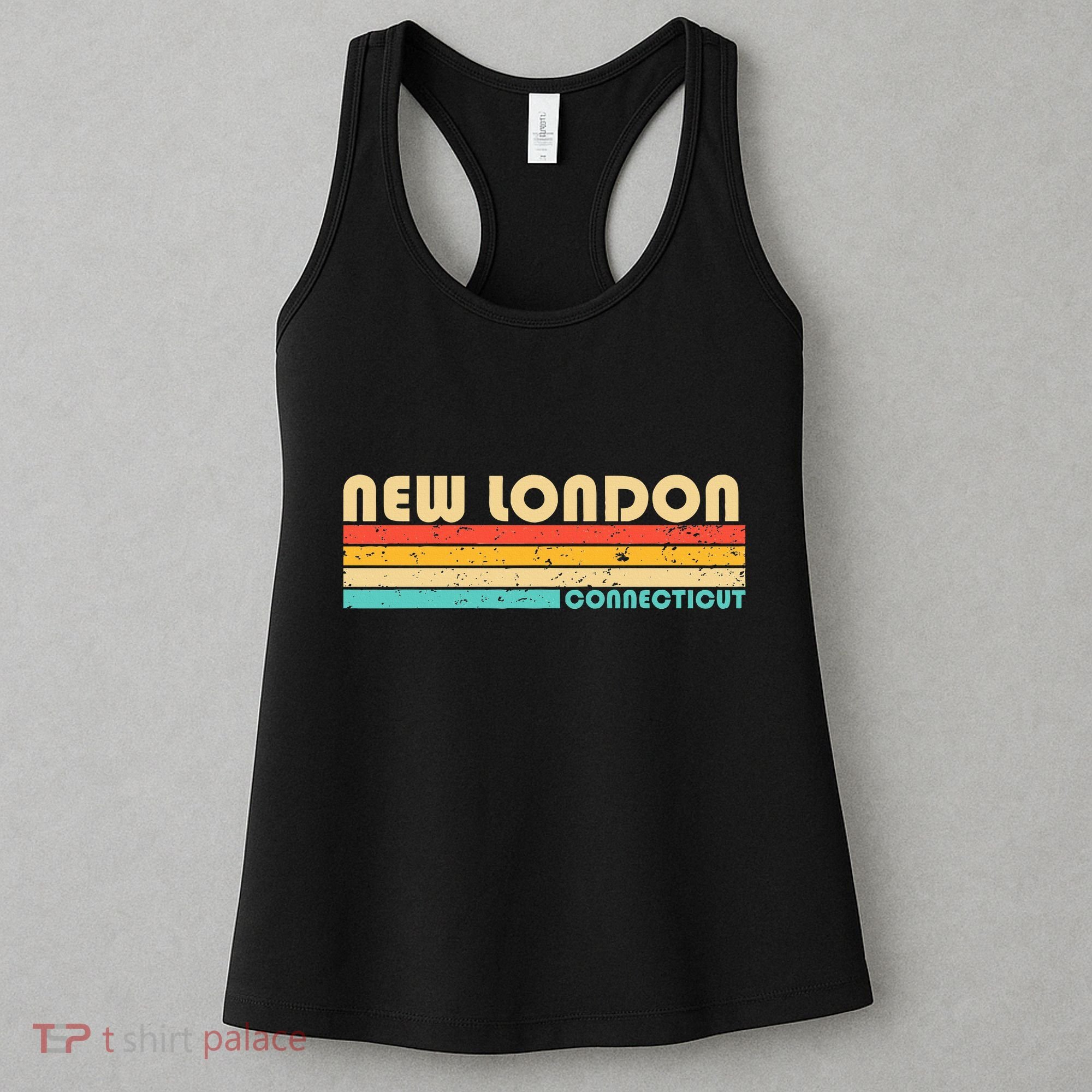 New London Ct Connecticut Funny City Home Roots Women's Tank Top