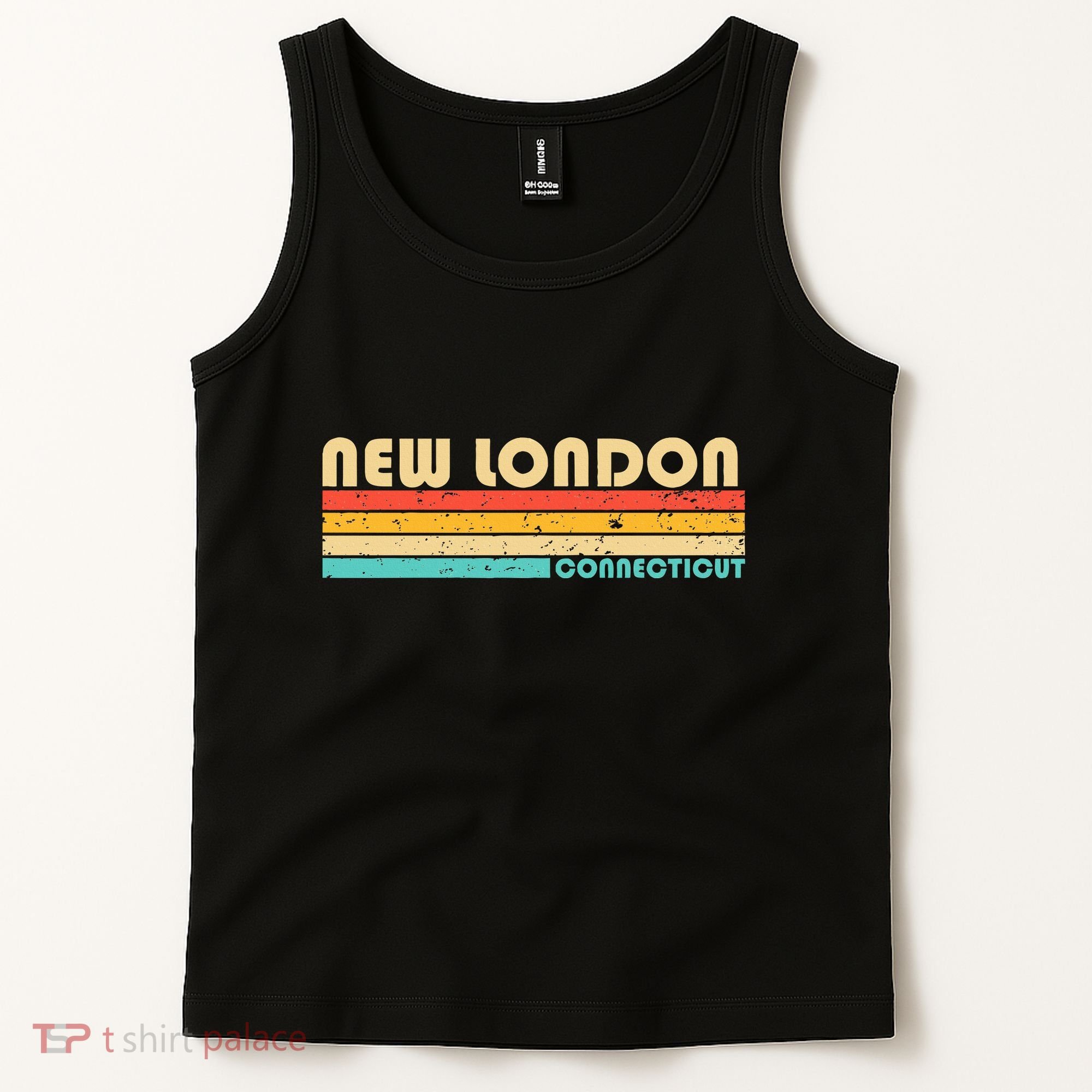 New London Ct Connecticut Funny City Home Roots Tank Top