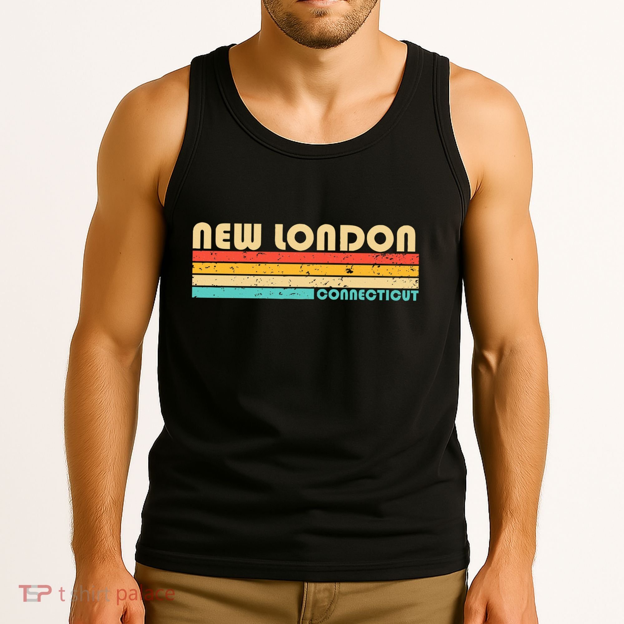 New London Ct Connecticut Funny City Home Roots Tank Top