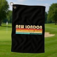 New London Ct Connecticut Funny City Home Roots Golf Towel thumb 1