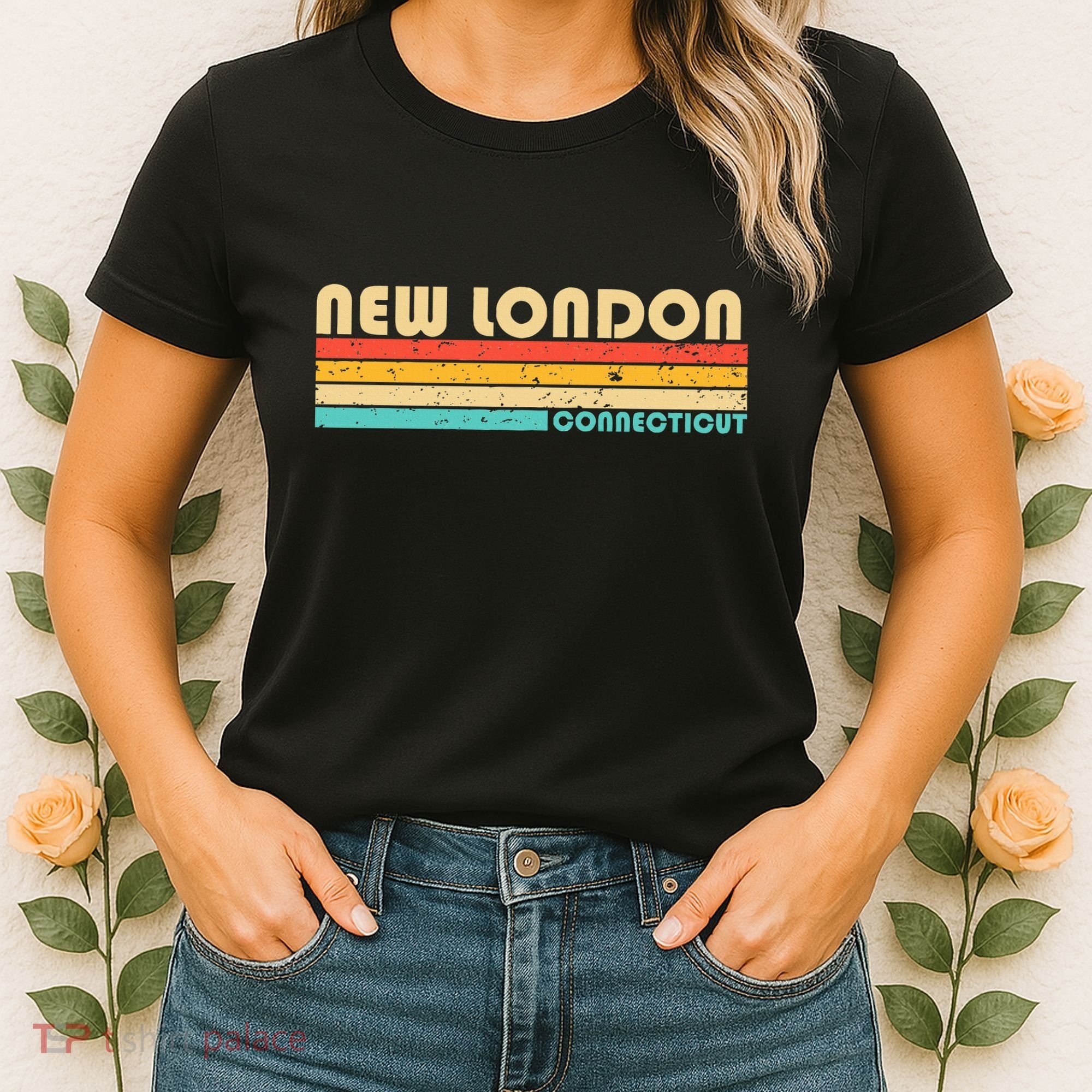 New London Ct Connecticut Funny City Home Roots Women's T-Shirt