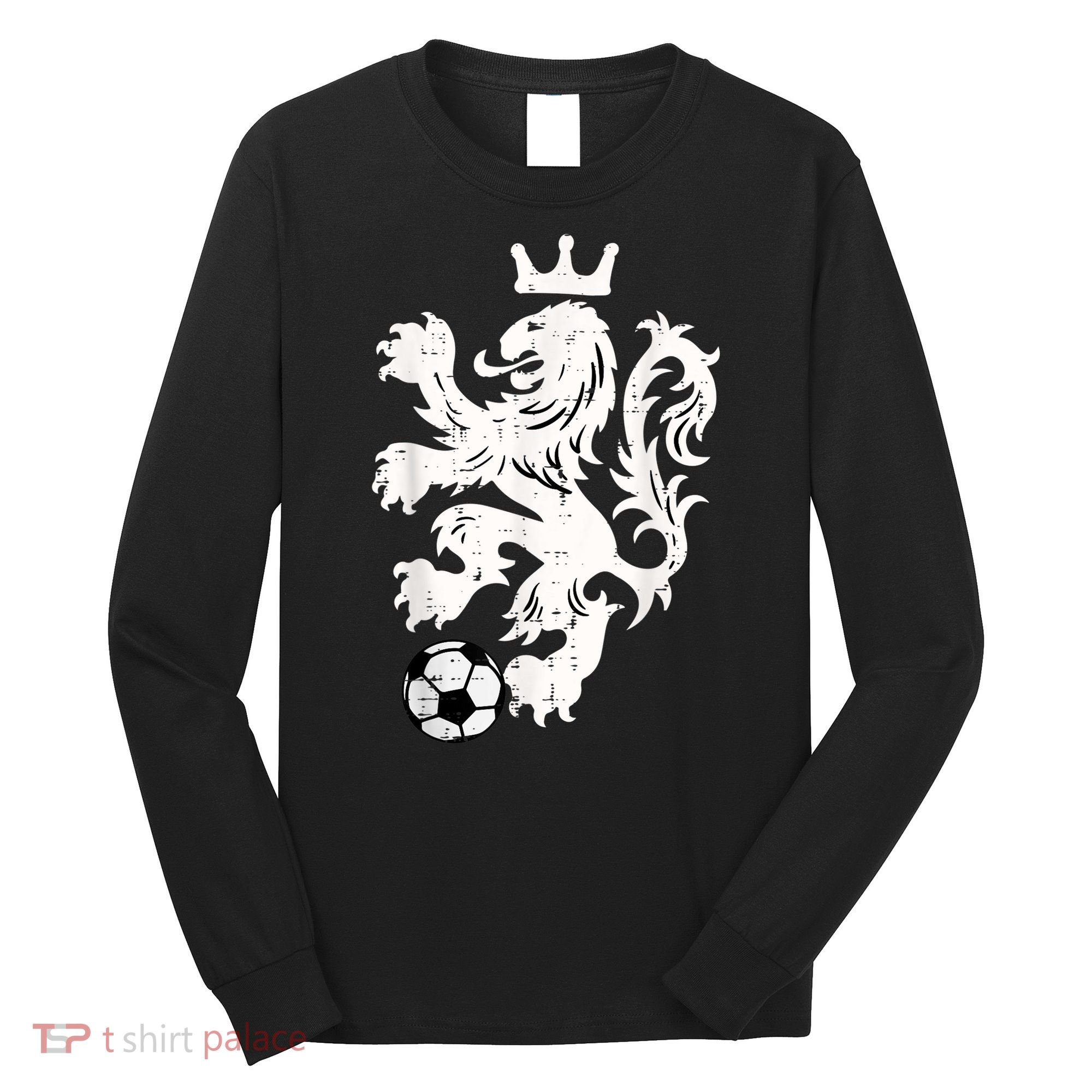 Netherlands Lion Dutch Orange Soccer Fan    Long Sleeve Shirt