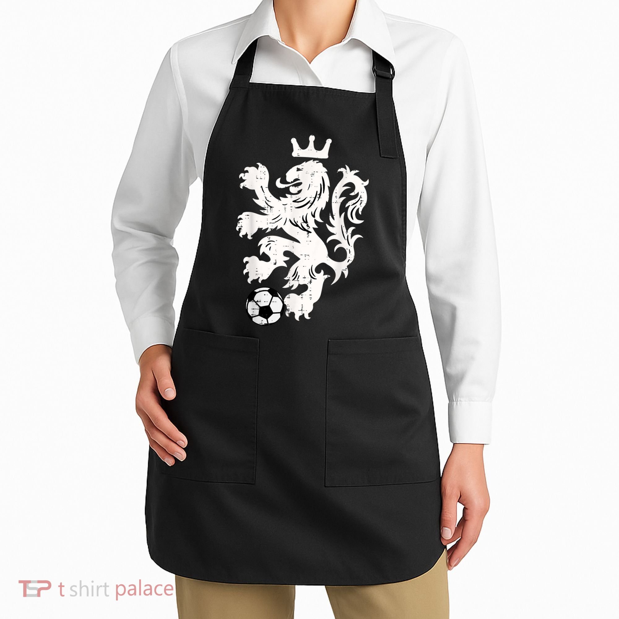 Netherlands Lion Dutch Orange Soccer Fan    Apron