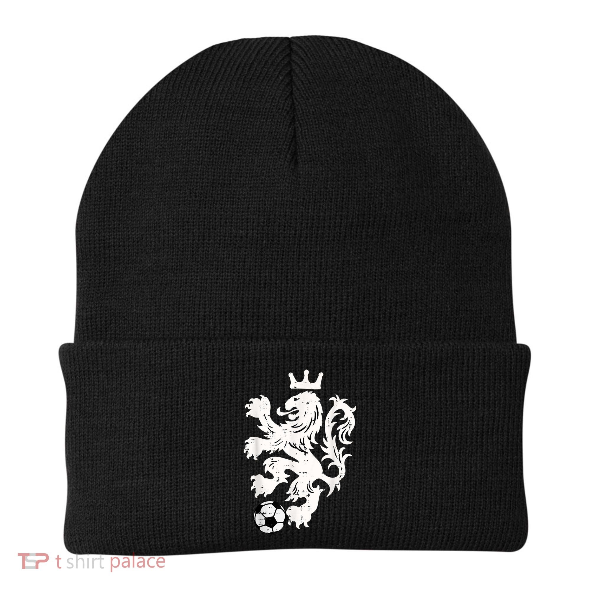 Netherlands Lion Dutch Orange Soccer Fan    Beanie