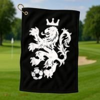 Netherlands Lion Dutch Orange Soccer Fan    Golf Towel thumb 1