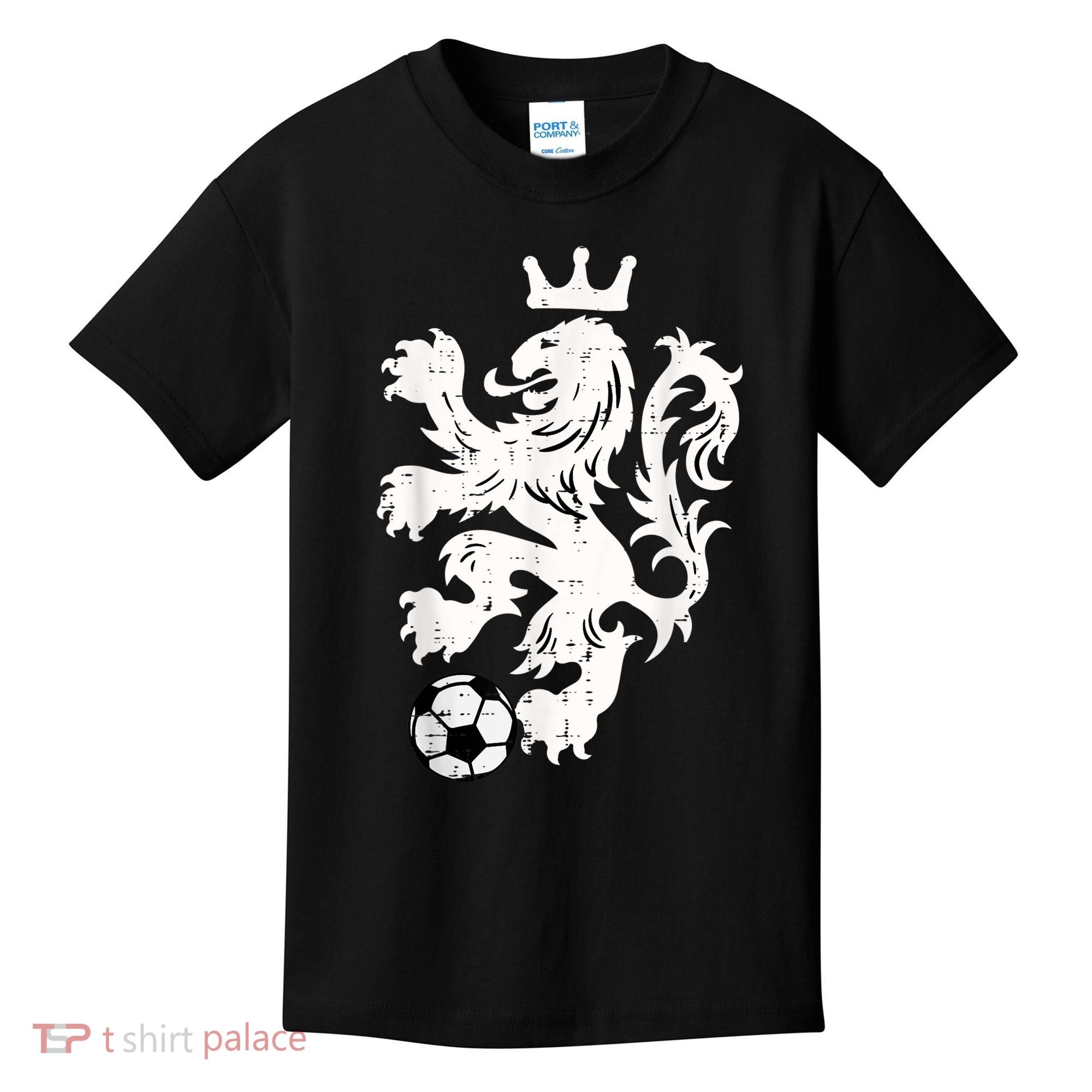 Netherlands Lion Dutch Orange Soccer Fan    Kids T-Shirt