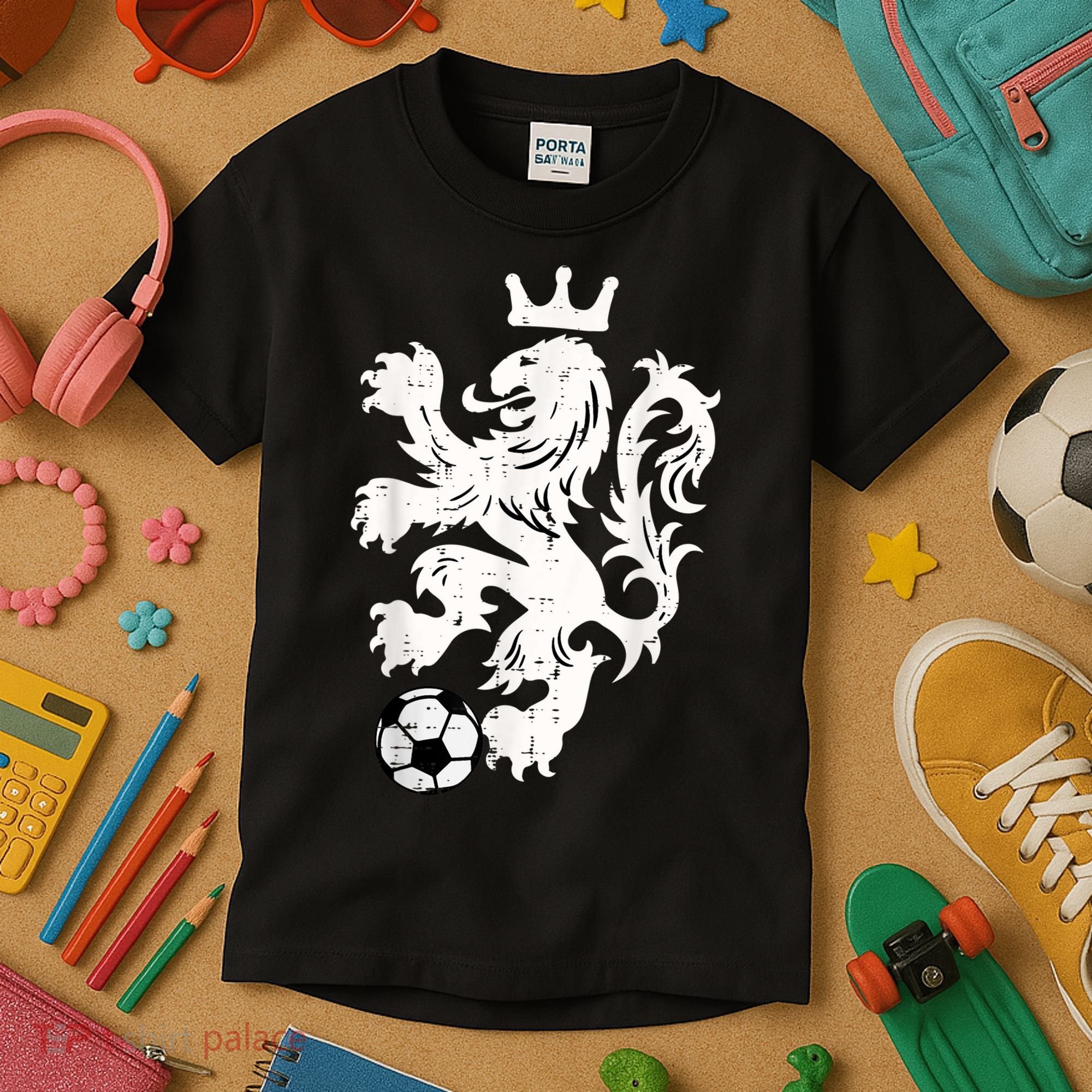 Netherlands Lion Dutch Orange Soccer Fan    Kids T-Shirt