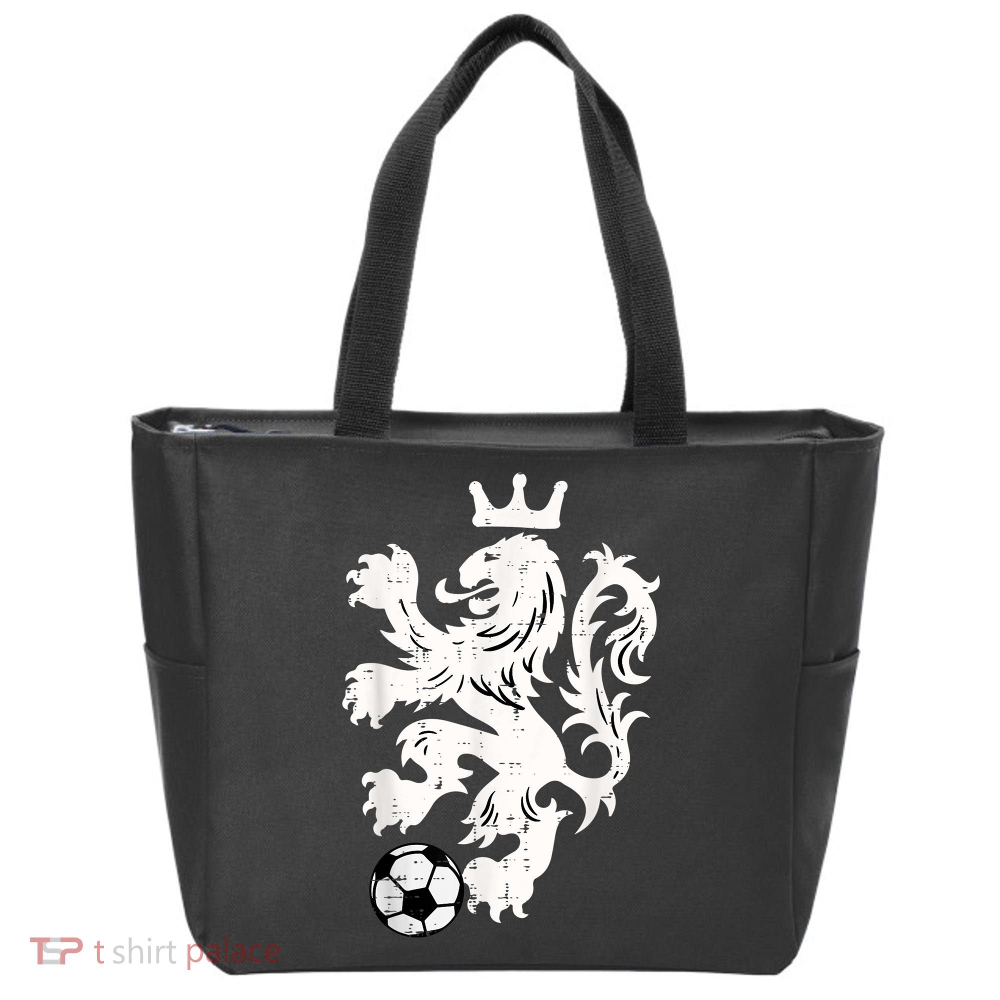 Netherlands Lion Dutch Orange Soccer Fan    Tote Bag