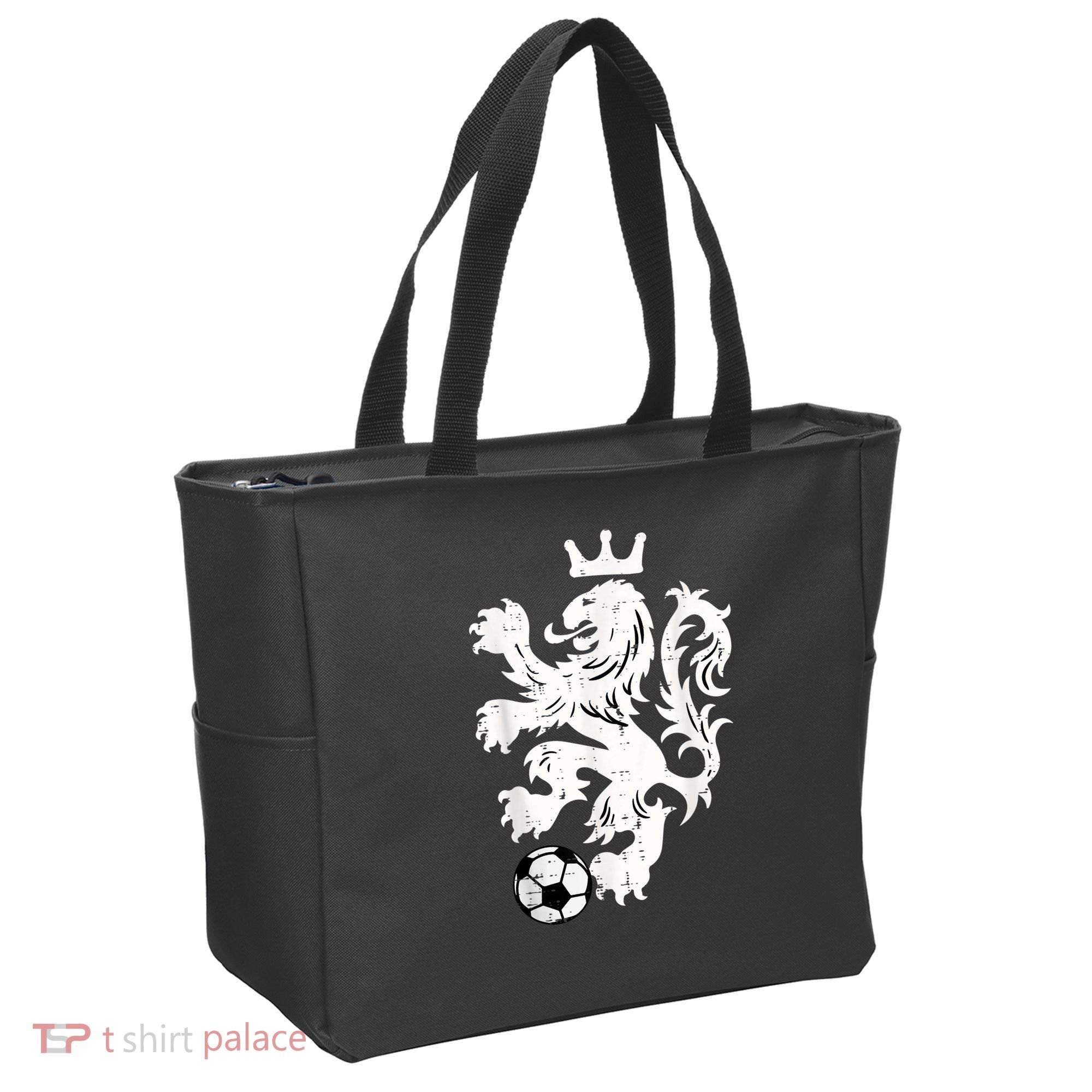 Netherlands Lion Dutch Orange Soccer Fan    Tote Bag