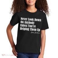 Never Look Down On Anybody Unless You’re Helping Them Up Jesse Jackson Kids T-Shirt thumb 2