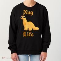 Nug Life Dino Nuggs Dino Chicken Nuggets Dinosaur Nugget Women's Sweatshirt thumb 0