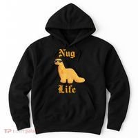 Nug Life Dino Nuggs Dino Chicken Nuggets Dinosaur Nugget Hoodie thumb 0