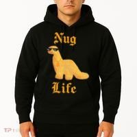 Nug Life Dino Nuggs Dino Chicken Nuggets Dinosaur Nugget Hoodie thumb 2