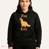 Nug Life Dino Nuggs Dino Chicken Nuggets Dinosaur Nugget Hoodie thumb 5