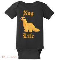Nug Life Dino Nuggs Dino Chicken Nuggets Dinosaur Nugget Baby Bodysuit thumb 0