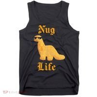 Nug Life Dino Nuggs Dino Chicken Nuggets Dinosaur Nugget Tank Top thumb 0
