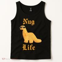 Nug Life Dino Nuggs Dino Chicken Nuggets Dinosaur Nugget Tank Top thumb 2