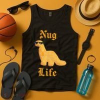 Nug Life Dino Nuggs Dino Chicken Nuggets Dinosaur Nugget Tank Top thumb 4