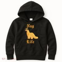 Nug Life Dino Nuggs Dino Chicken Nuggets Dinosaur Nugget Kids Hoodie thumb 0