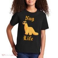Nug Life Dino Nuggs Dino Chicken Nuggets Dinosaur Nugget Kids T-Shirt thumb 2