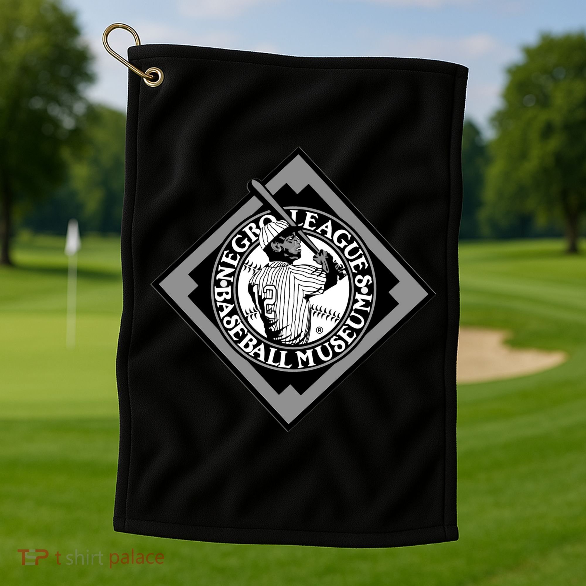 Negro Leagues First Night Game Golf Towel