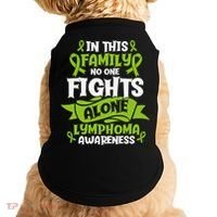 Non-Hodgkin Lymphoma Family Support Cancer Awareness Doggie Tank thumb 0