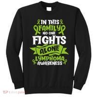 Non-Hodgkin Lymphoma Family Support Cancer Awareness Sweatshirt thumb 0