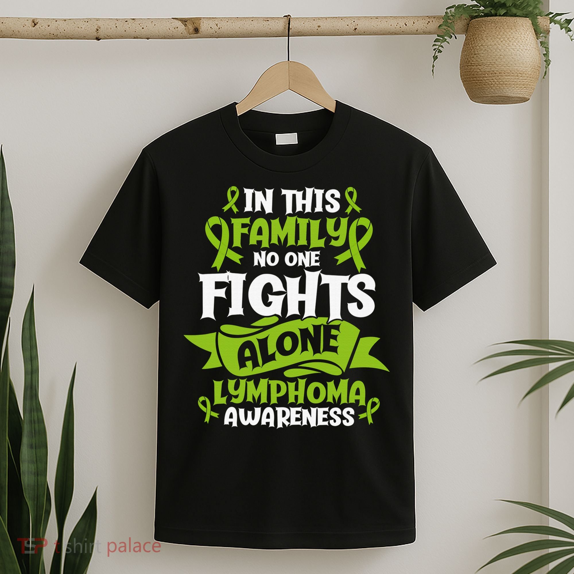 Non-Hodgkin Lymphoma Family Support Cancer Awareness T-Shirt