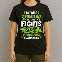 Non-Hodgkin Lymphoma Family Support Cancer Awareness T-Shirt thumb 4