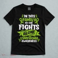 Non-Hodgkin Lymphoma Family Support Cancer Awareness T-Shirt thumb 5