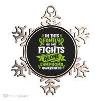 Non-Hodgkin Lymphoma Family Support Cancer Awareness Ornament thumb 0
