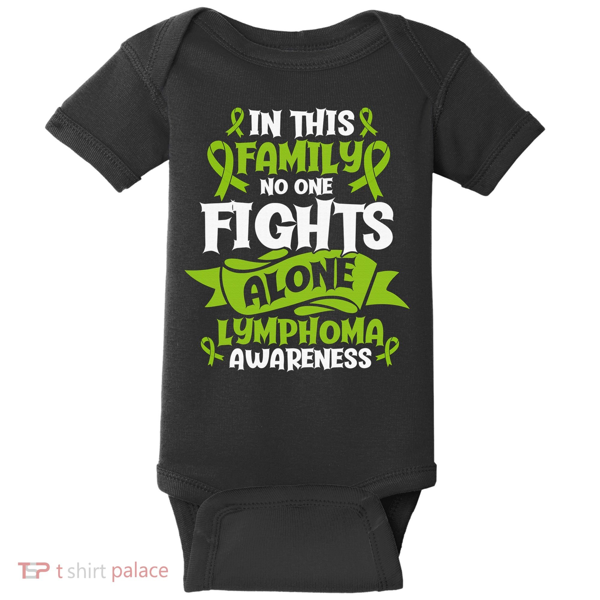 Non-Hodgkin Lymphoma Family Support Cancer Awareness Baby Bodysuit