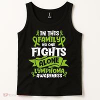 Non-Hodgkin Lymphoma Family Support Cancer Awareness Tank Top thumb 2