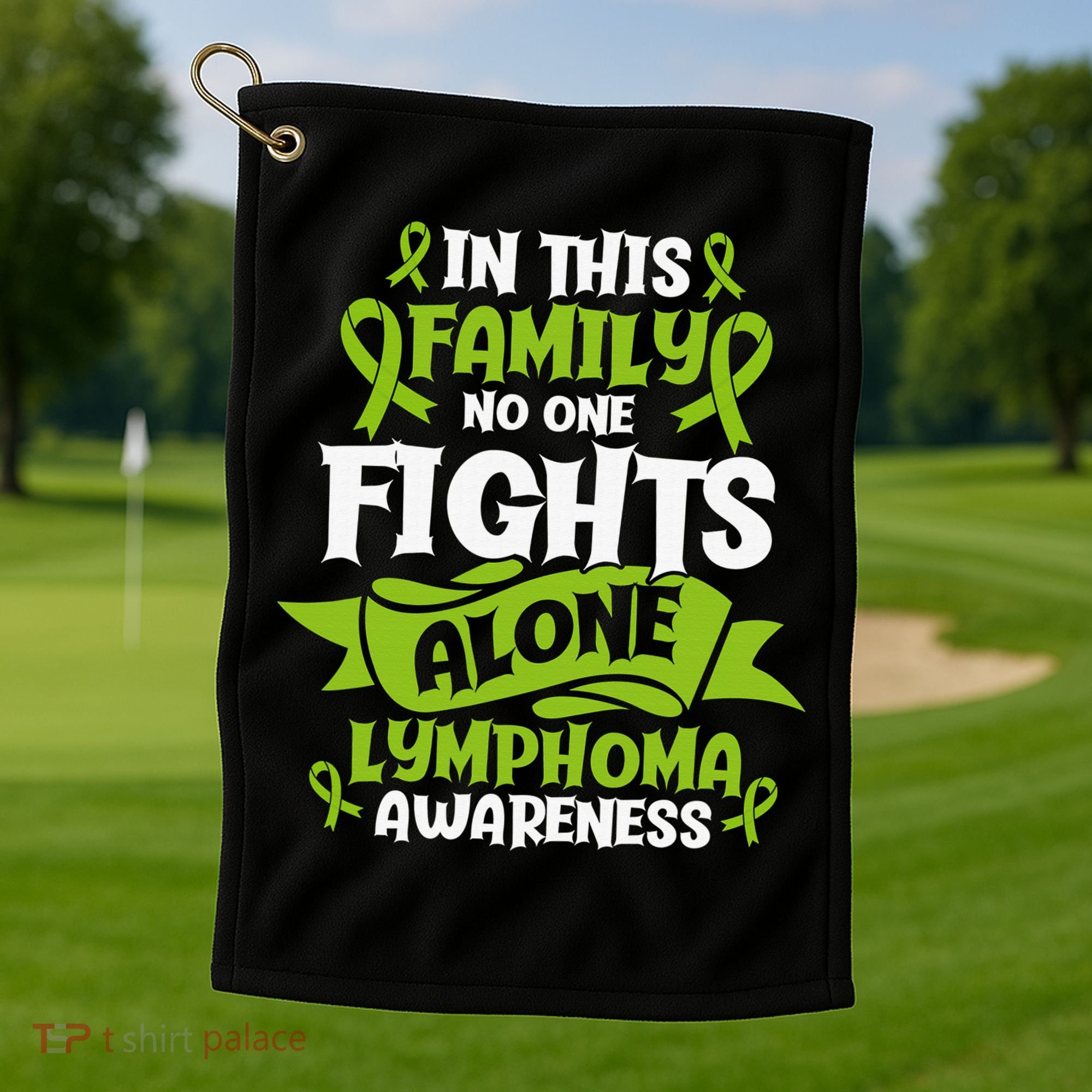 Non-Hodgkin Lymphoma Family Support Cancer Awareness Golf Towel