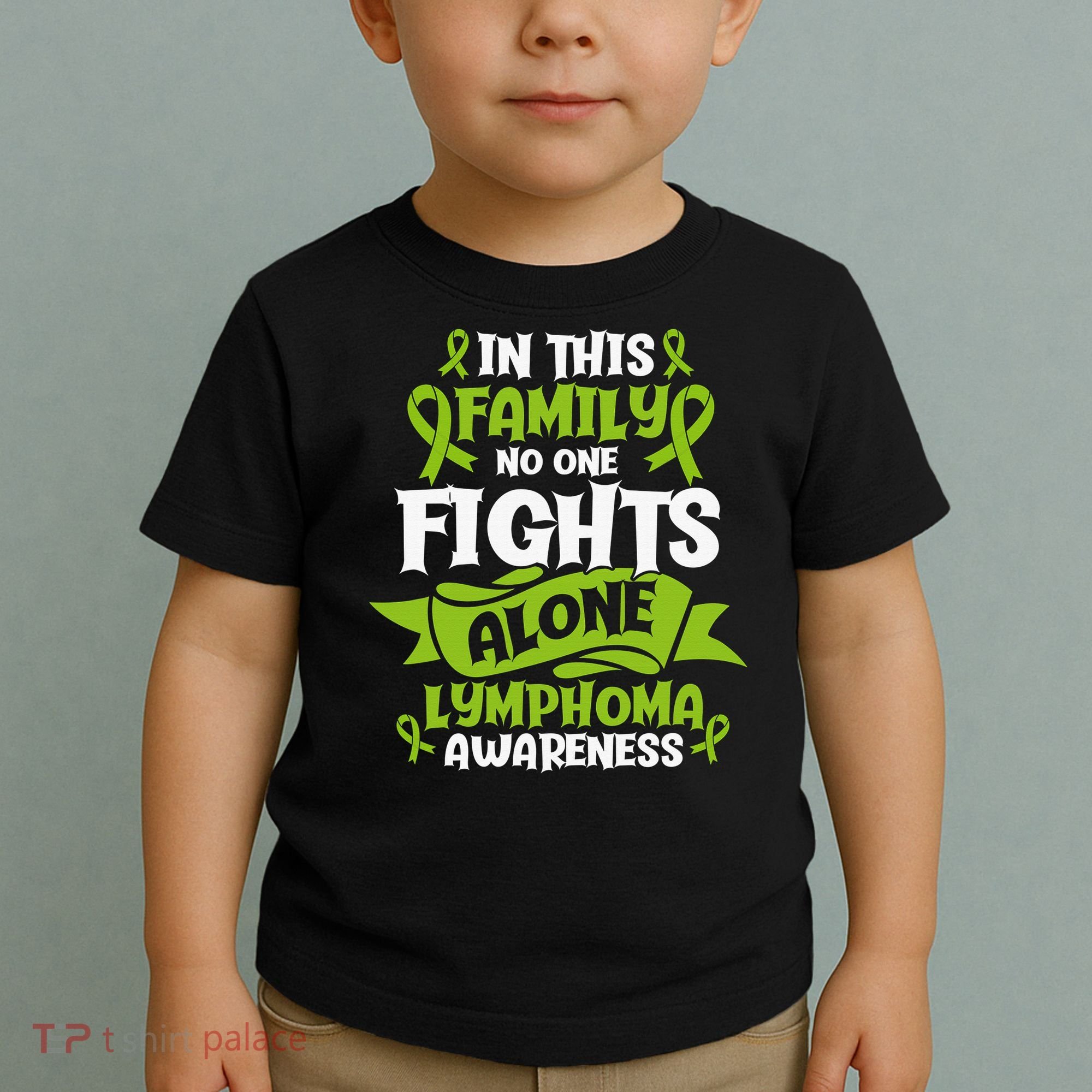 Non-Hodgkin Lymphoma Family Support Cancer Awareness Toddler T-Shirt