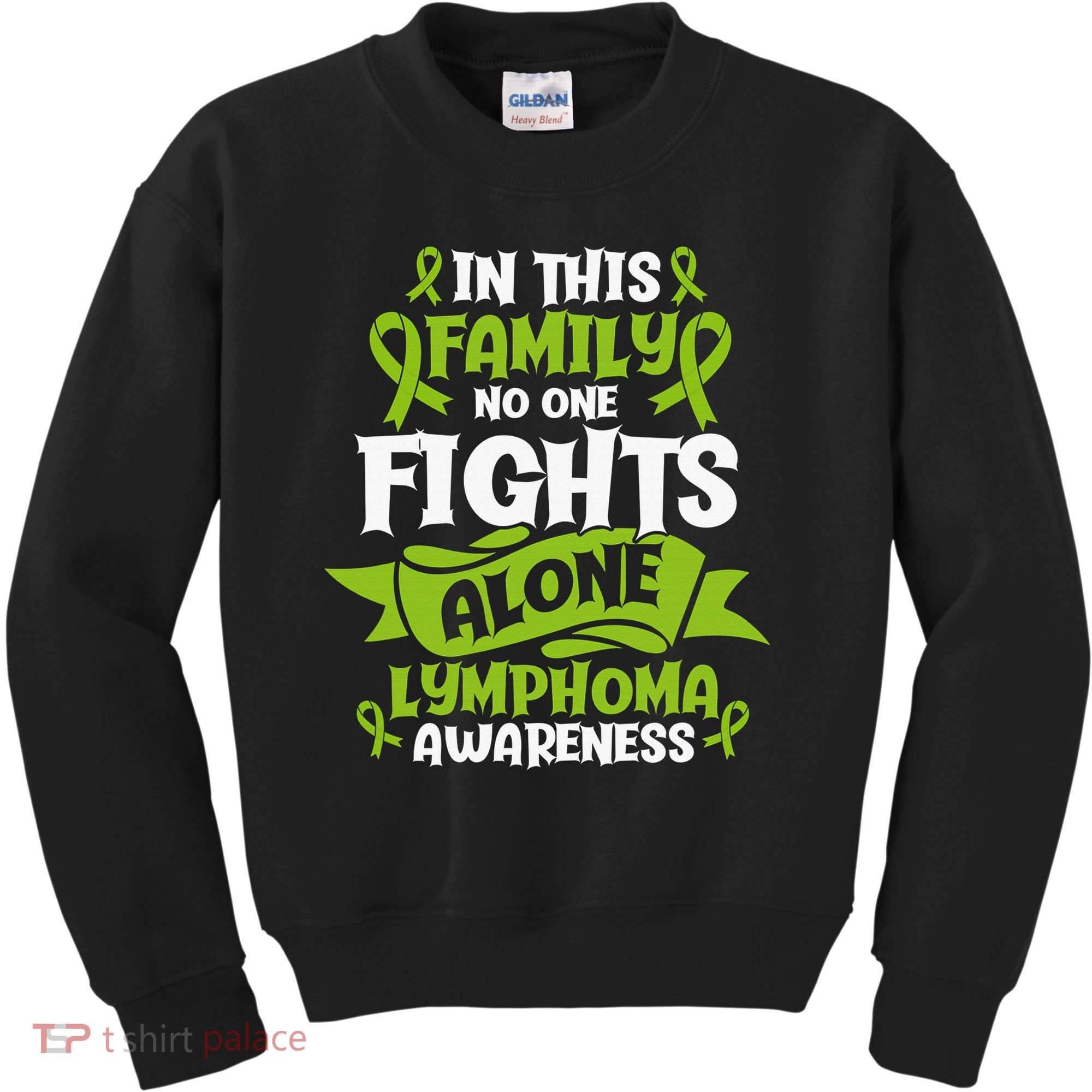 Non-Hodgkin Lymphoma Family Support Cancer Awareness Kids Sweatshirt