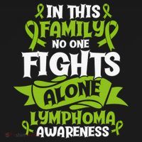 Non-Hodgkin Lymphoma Family Support Cancer Awareness Kids Sweatshirt thumb 2